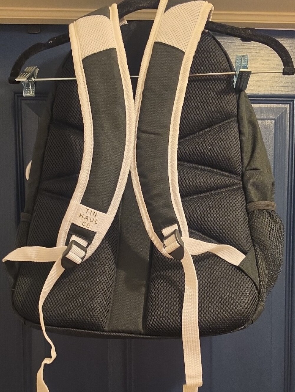 Tin Haul Black Backpack with Cream Trim and Logo - Picture 5 of 5